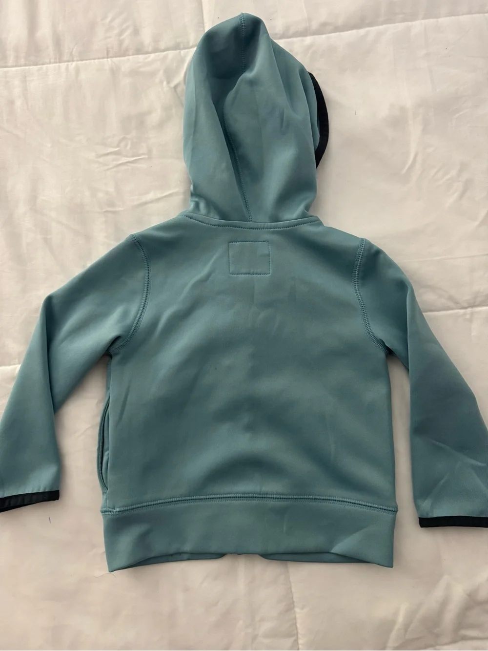 OshKosh B'gosh Teal Zip-Up Hoodie with Black Trim